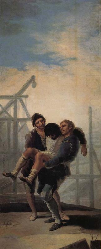 Francisco Goya Wounded Mason china oil painting image